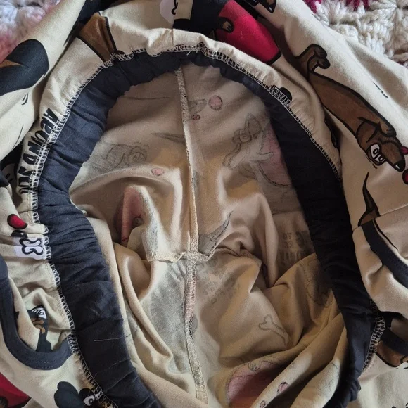 Lazy One Womens PJ Pants Large Wiener Dog Dachshund Sleeper Loungewear Comfy - Picture 13 of 13